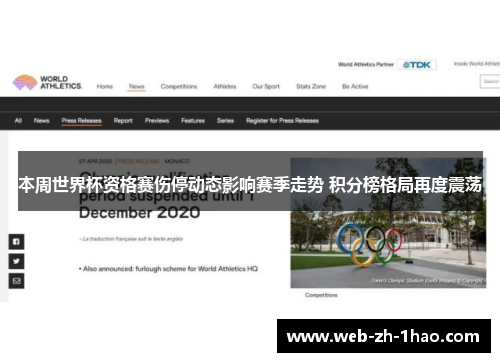 本周世界杯资格赛伤停动态影响赛季走势 积分榜格局再度震荡 本周世界杯资格赛伤停动态影响赛季走势 积分榜格局再度震荡